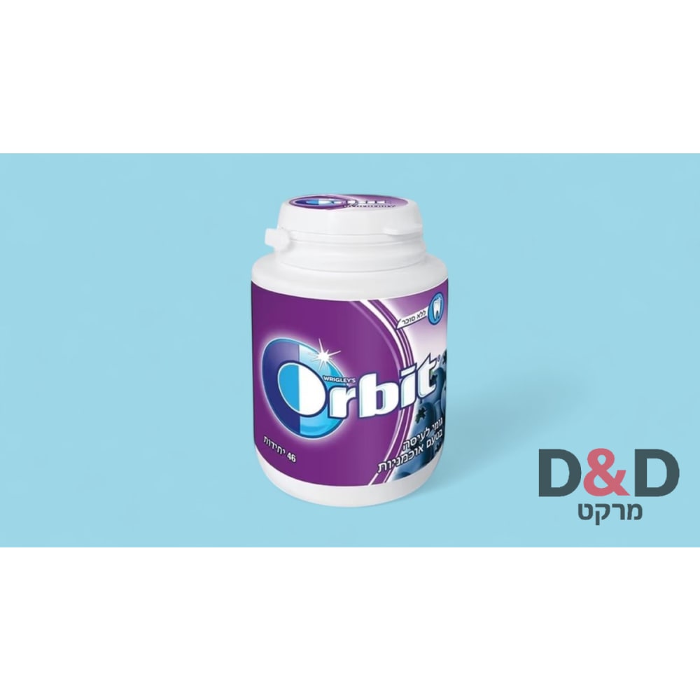 Orbit | גומי מסטיק בטעם אוכמניות