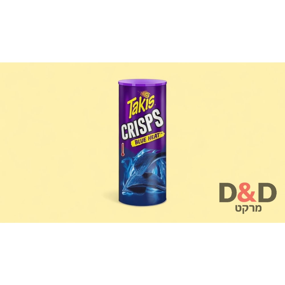 טאקיס קריספס בלו=155 גר=Takis Crisps Blue Heat Spicy