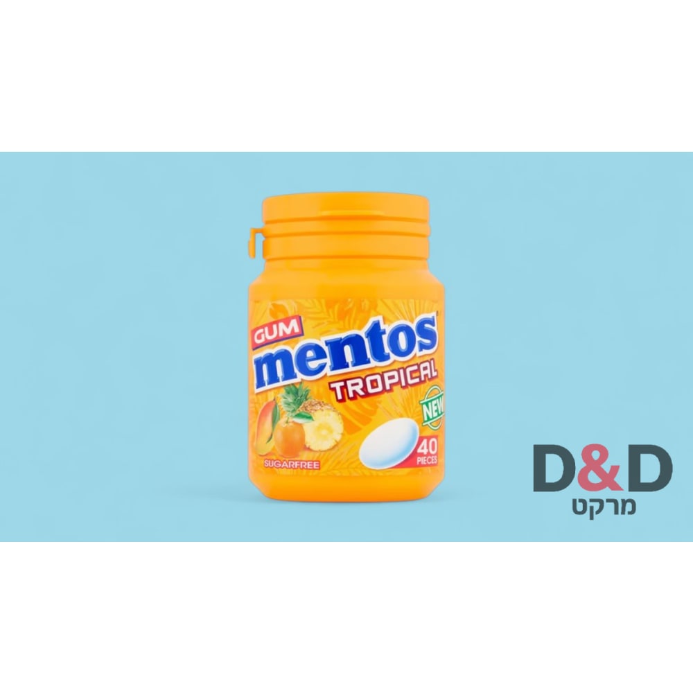 Mentos Tropical | גומי למסטיק בטעם טרופי