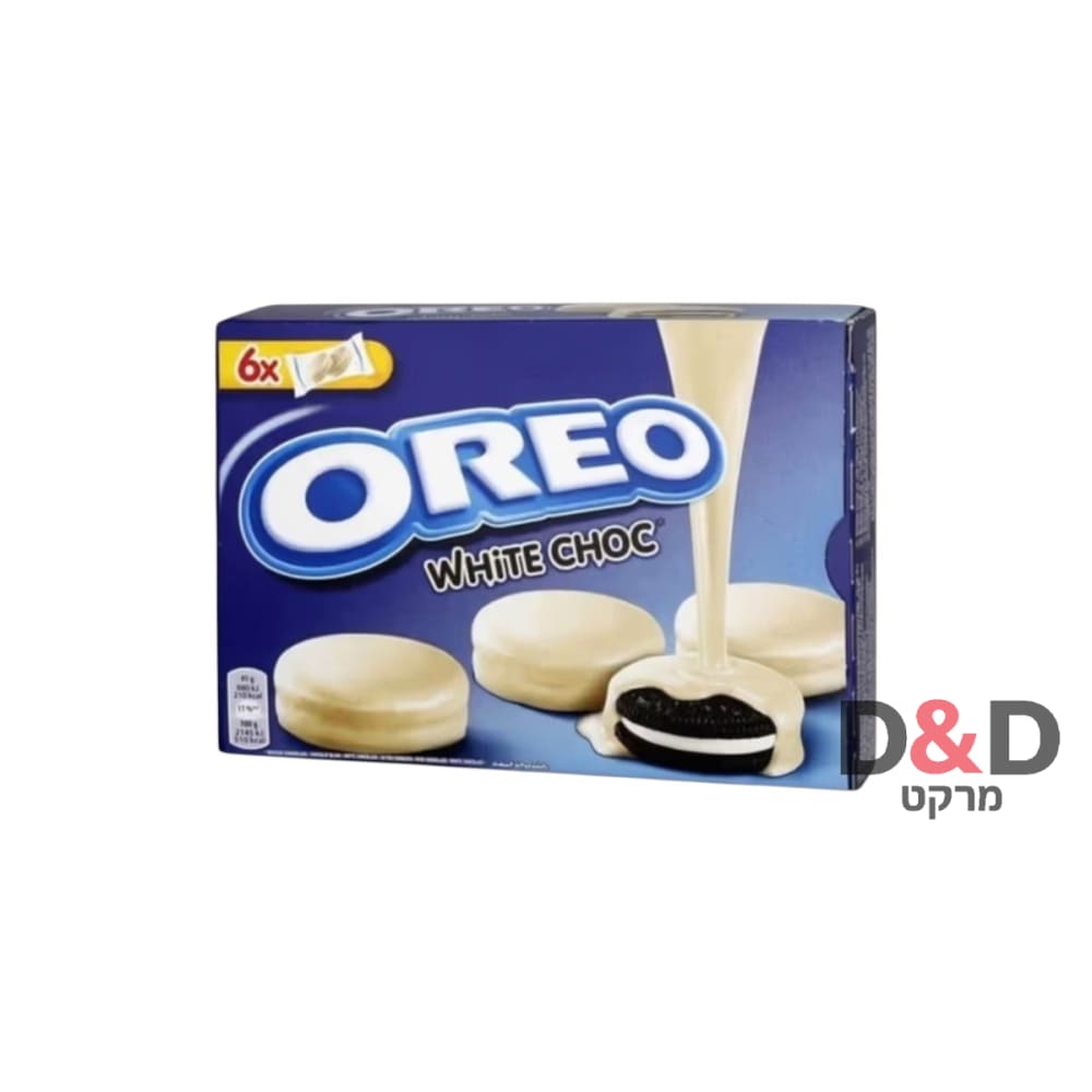 עוגיות אוראו בציפוי שוקולד לבן