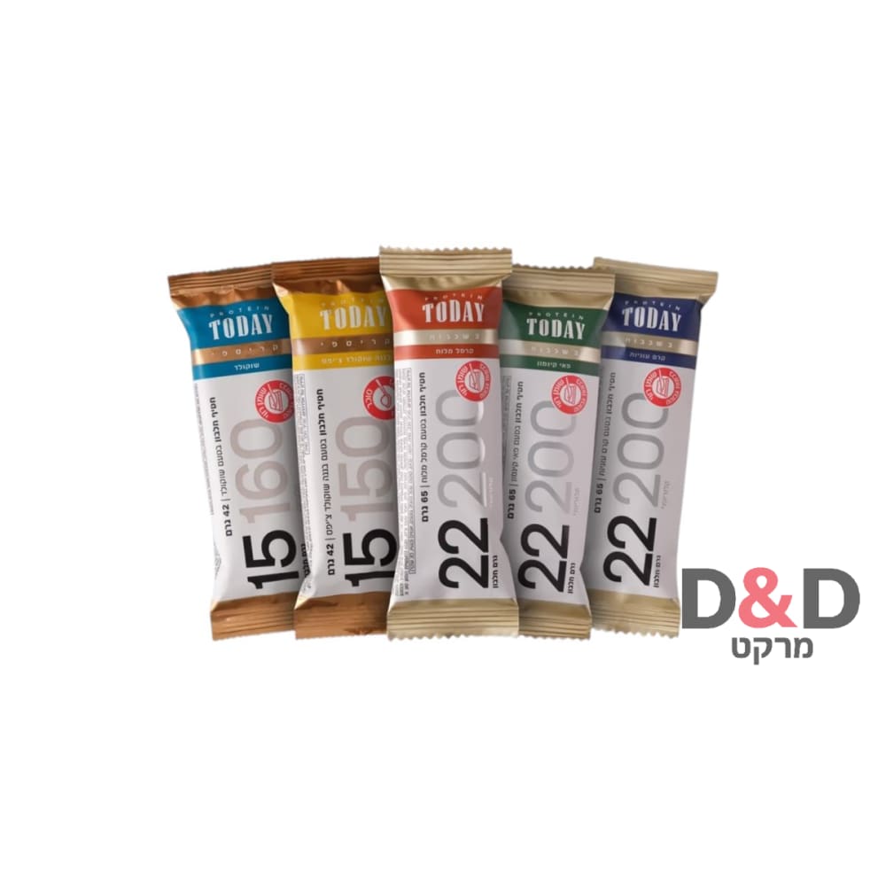 חטיף חלבון-TO DAY-בטעם קרמל מלוח=22גר חלבון
