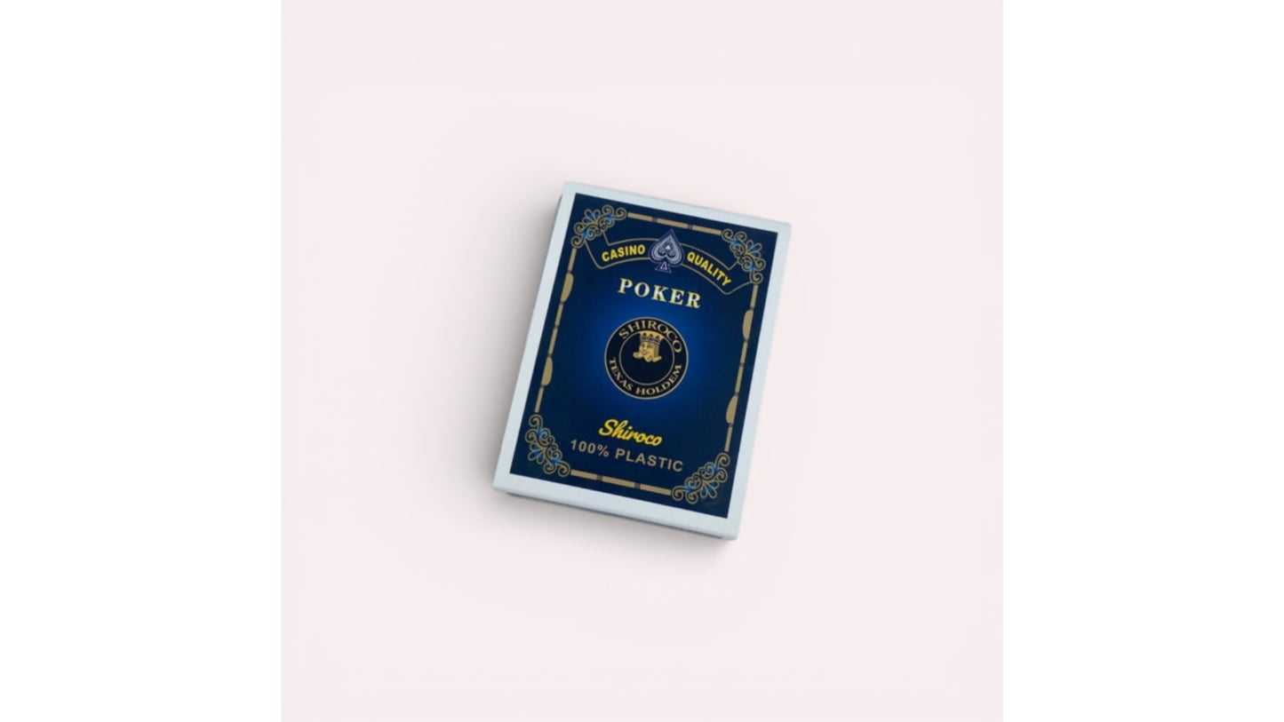 קלפים – שירוקו – פוקר מקצועי – 1 יח' | Shiroco | פלסטיק100%
