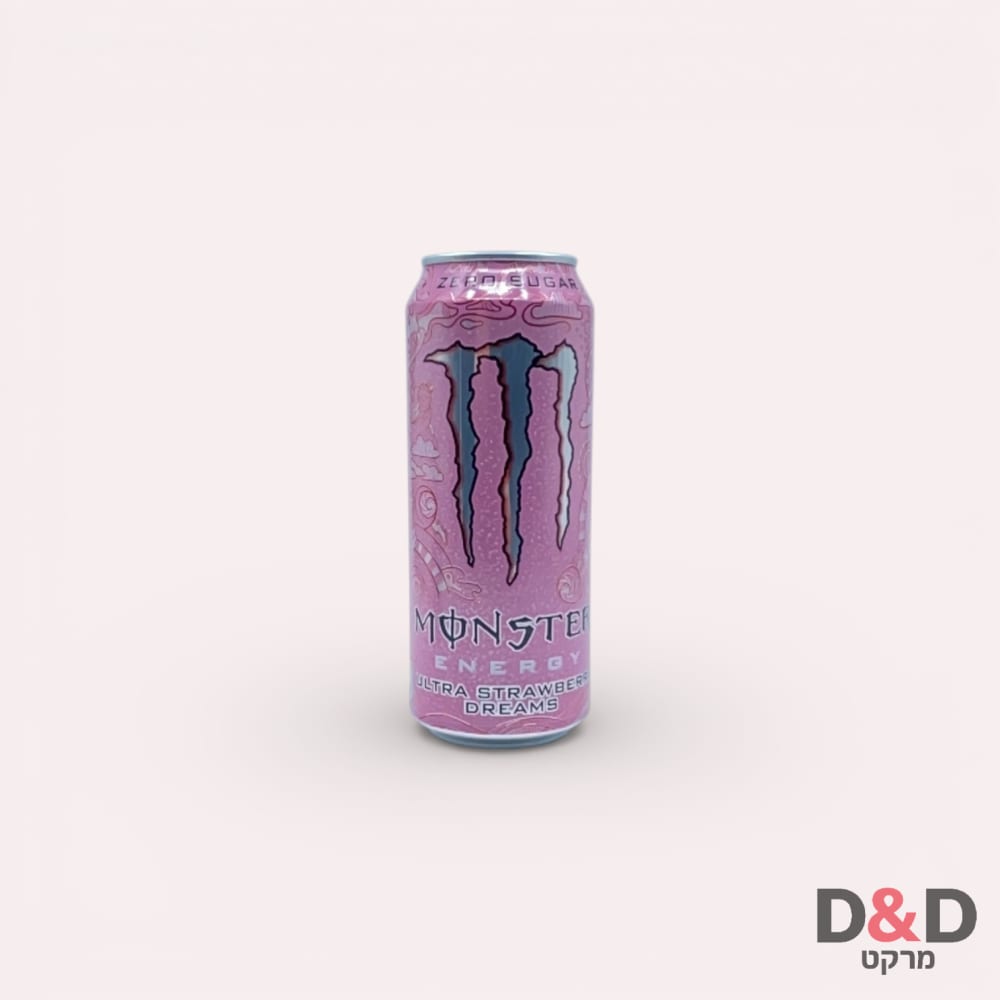 MONSTER ULTRA ROSA=בטעם סוכריות קנדי