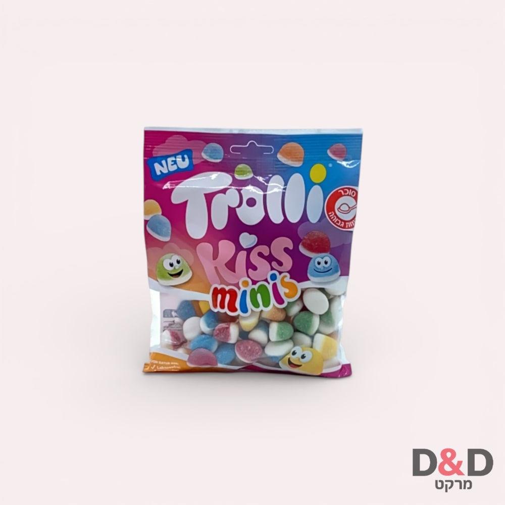 TROLLI KISS MINIS=סוכריות גומי