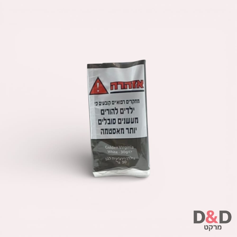 טבק = גולדן וירג׳יניה לבן= גרGolden Virginia White=30