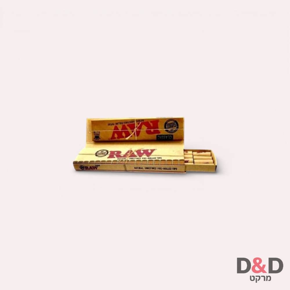 RAW | ראו קינג סייז עם פילטרים מוכנים