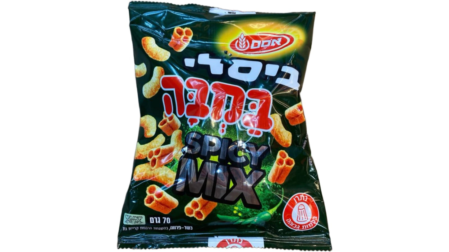 🌶 ביסלי בקבוק Spicy Mix | אסם | 70 גרם