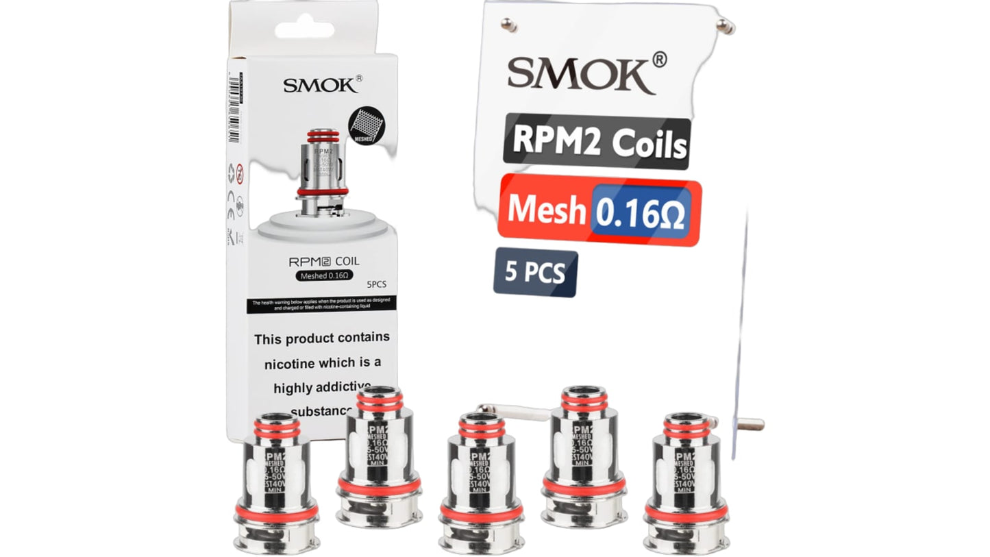 SMOK RPM2 COIL | Mesh 0.16Ω | 5 יחידות