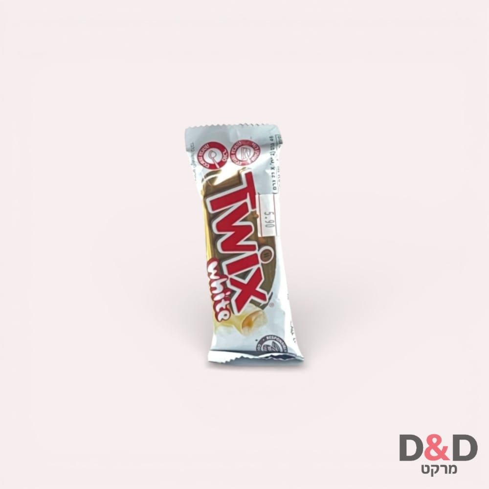 חטיף טוויקס שוקולד לבן=TWIX
