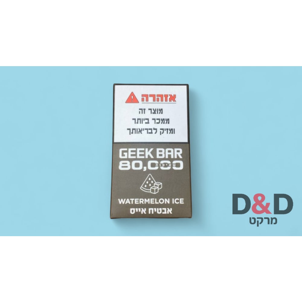 GEEK BAR 80000 שאיפות | אבטיח אייס - Watermelon Ice