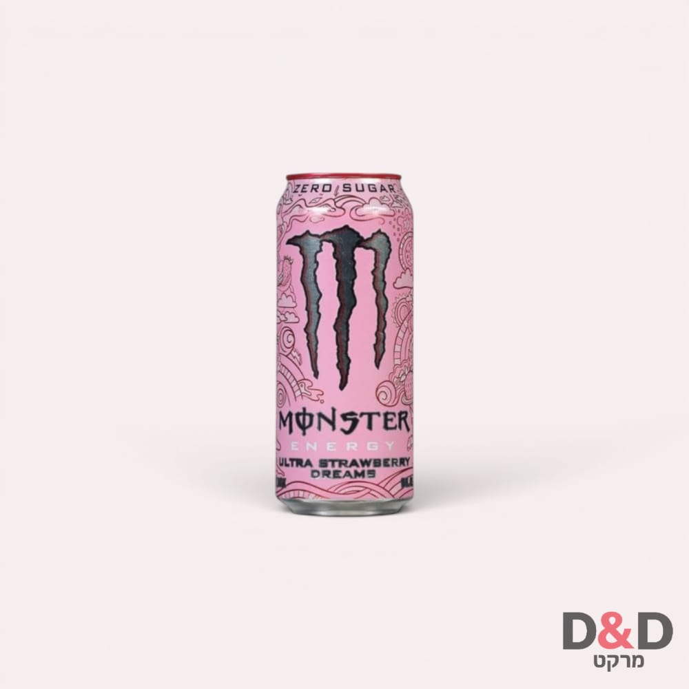 מונסטר אולטרה תות - Monster Energy Ultra Strawberry
