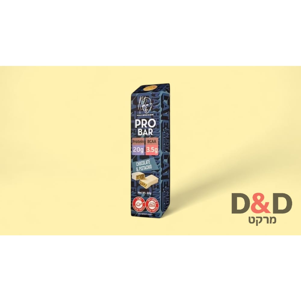 חטיף חלבון מקס ברנר בטעם חלב ועוגיות
