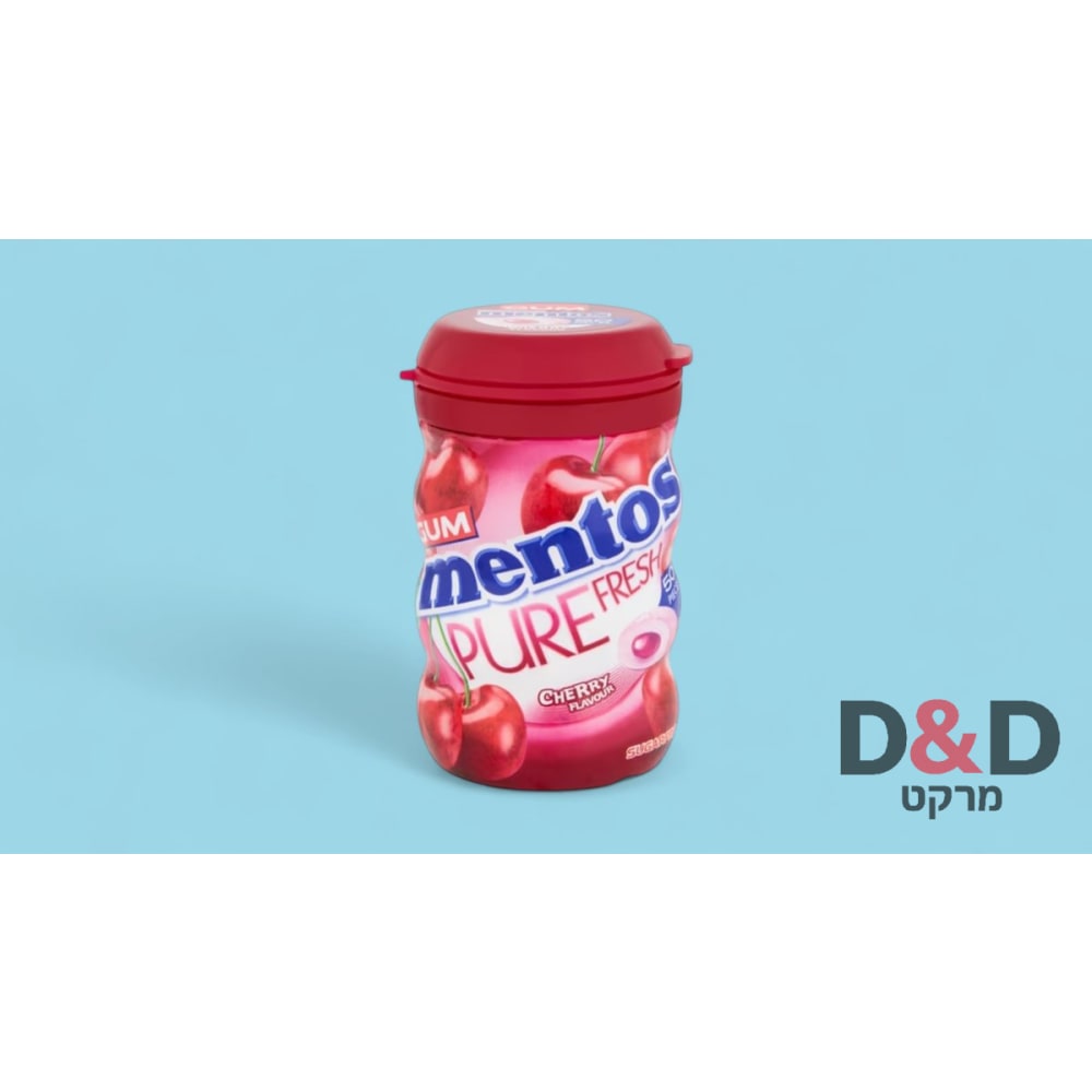 MENTOS-גומי מסטיק בטעם דובדבן