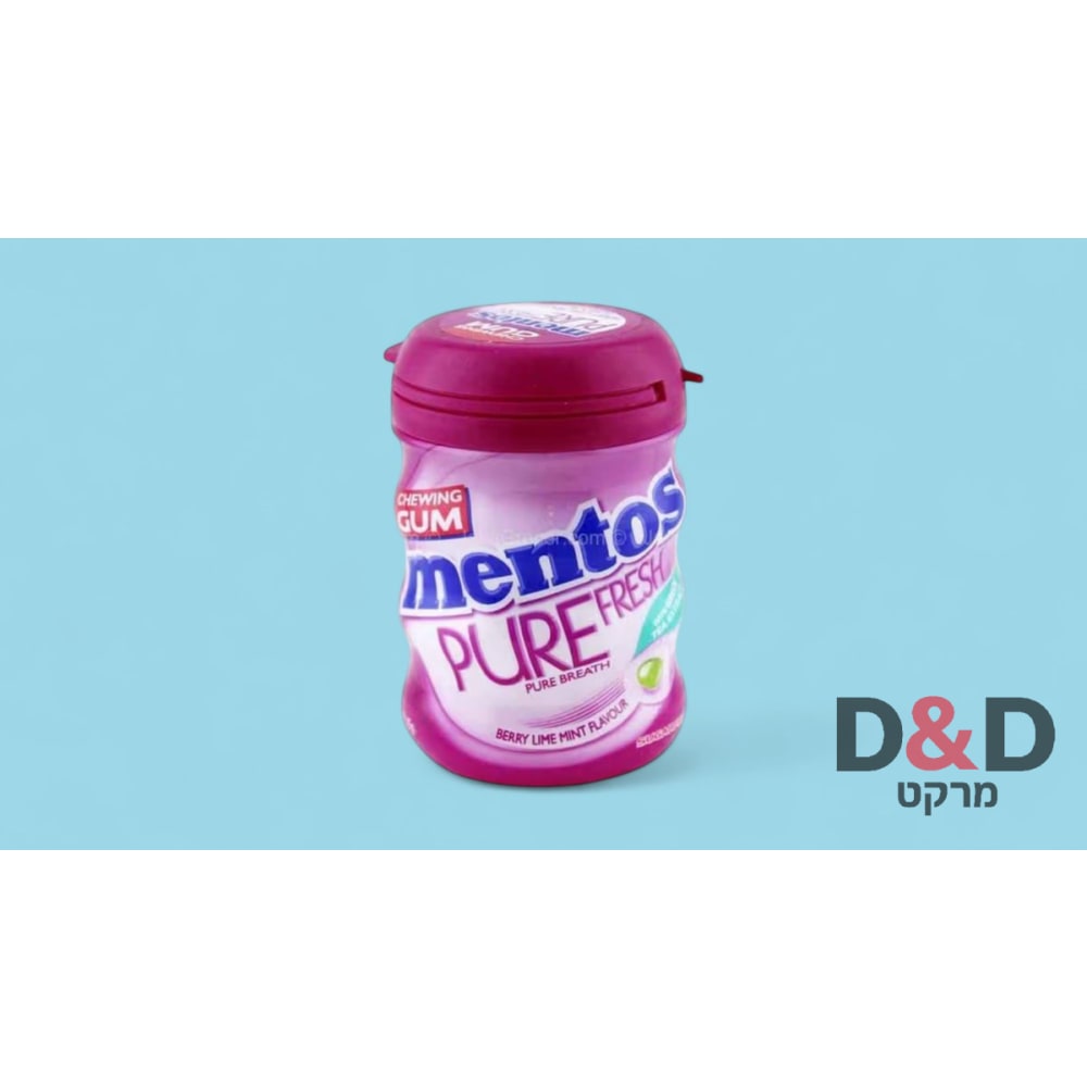 MENTOS-גומי מסטיק בטעם סוכריות הובה