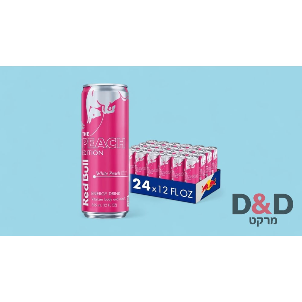 רד בול בטעם אפרסק