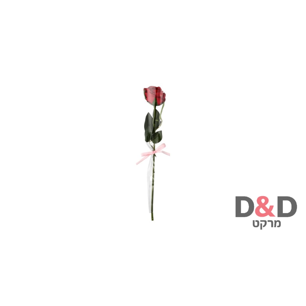 פרח ורד מפלסטיק