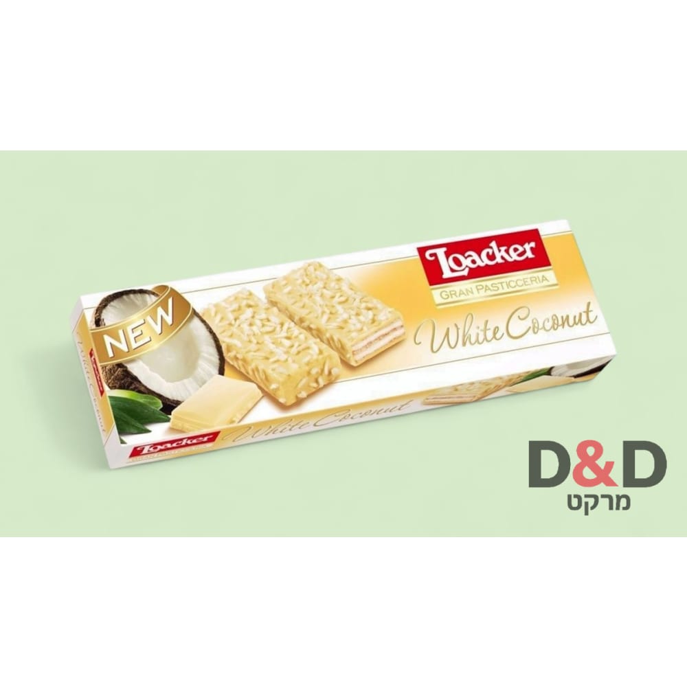 LOACKER PATISSERIE =שוקולד לבן וקוקוס