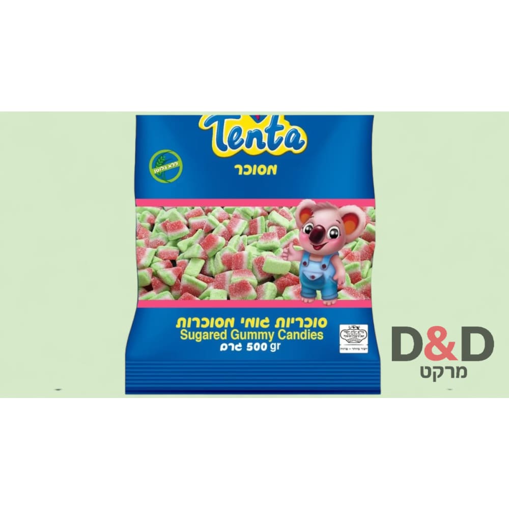 סוכריות גומי תנתה אבטיח מסוכר= 500g=כשר