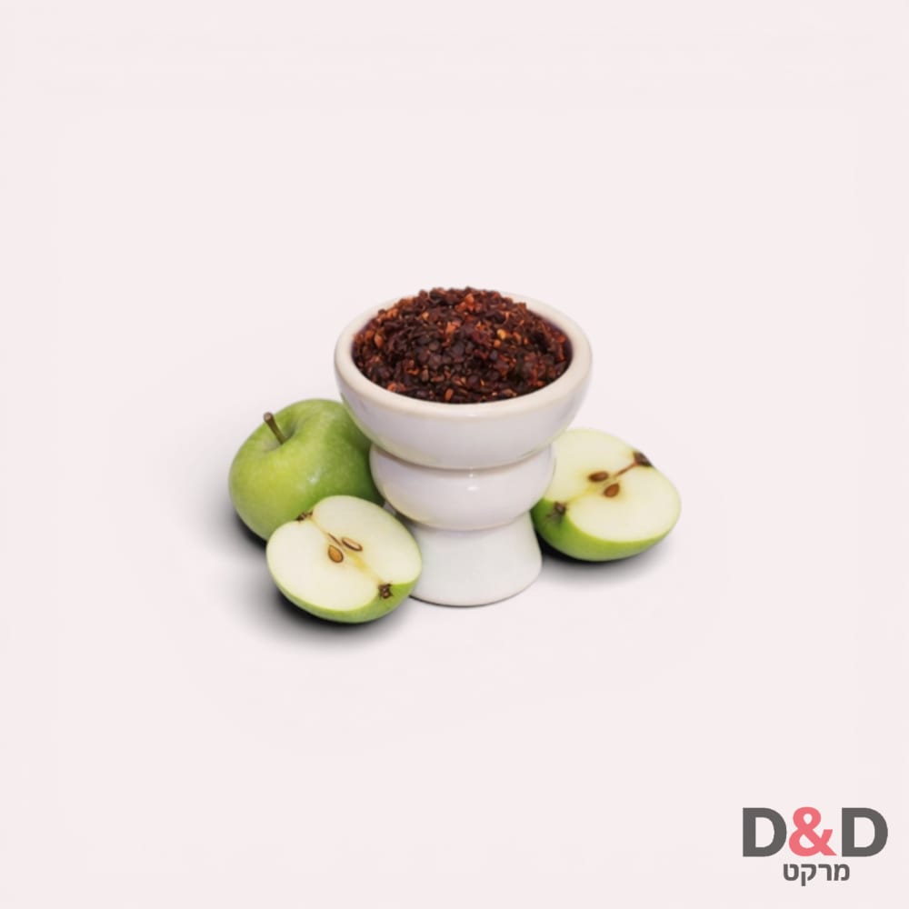 טבק לנרגילה במשקל= בטעם תפוח=100גר