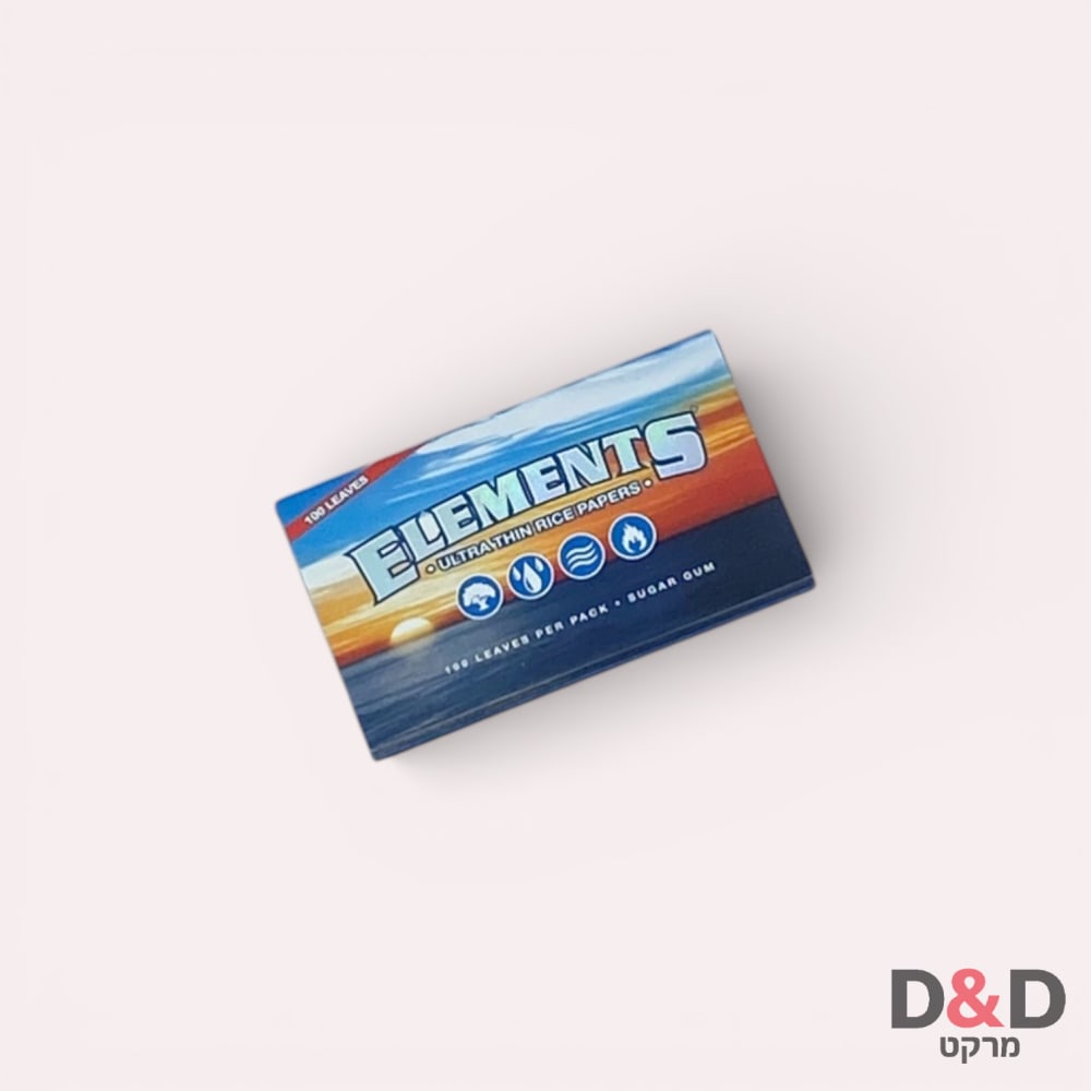 נייר גילגול -ELEMNTS-מדיום בלי פילטר 100יח