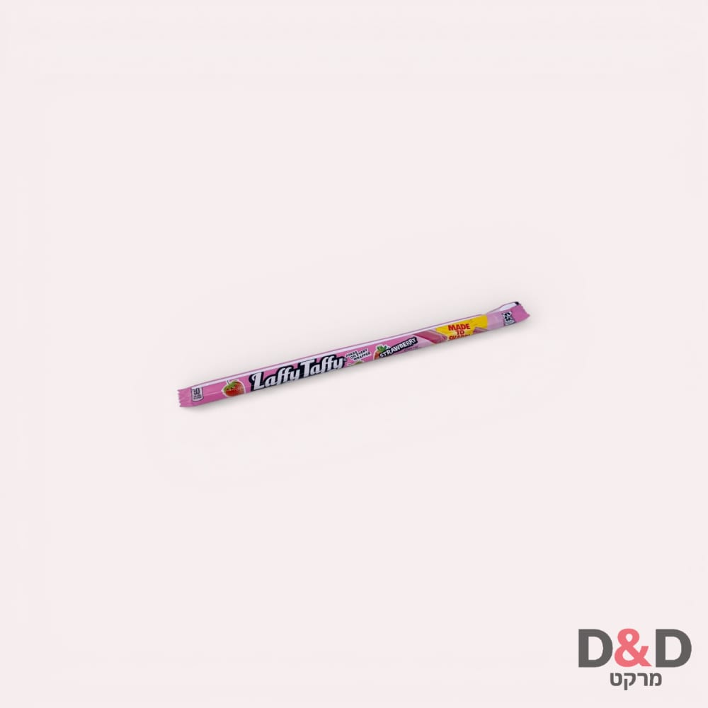 לאפי טפי=סוכריות תופי בטעם תות ארוך=יחLAFFY TAFFY=1