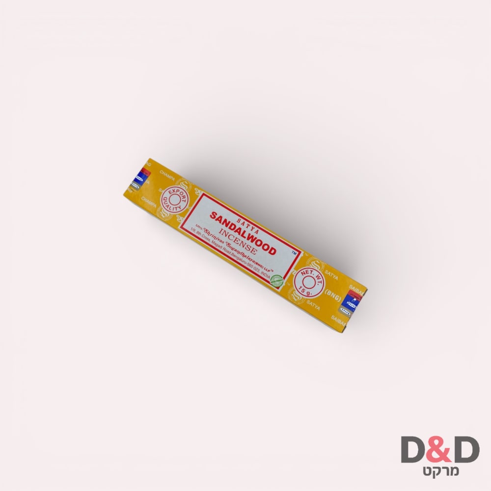 קטורת מקלות סאנדלווד= יחSANDALWOOD=1