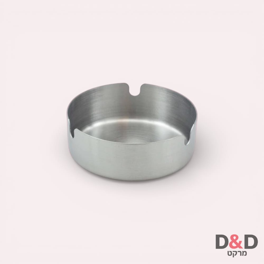 מאפרת – מתכת שטוחה עגולה – Round Ashtray