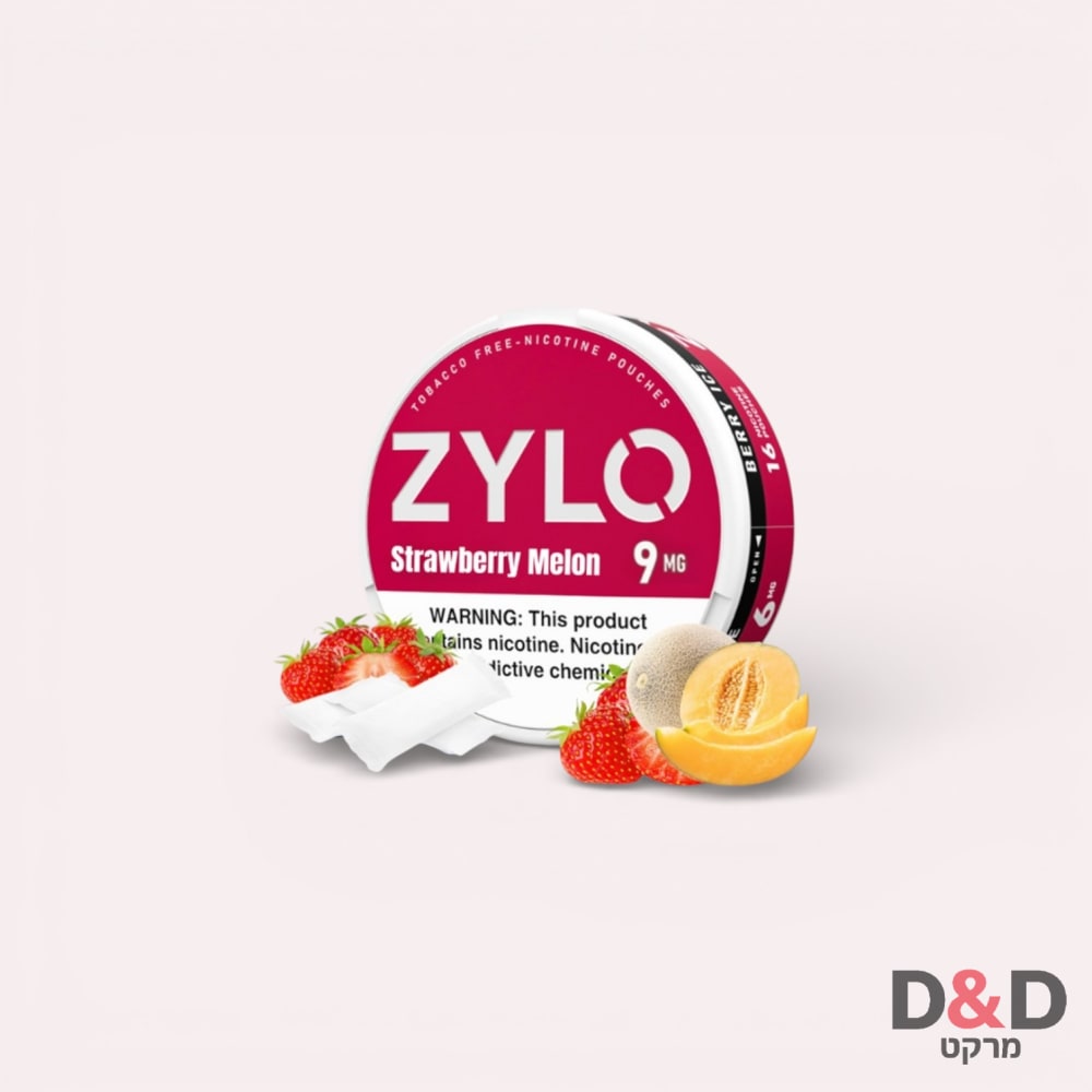 טבק לעיסה = ZYLO תות מלון 9mg