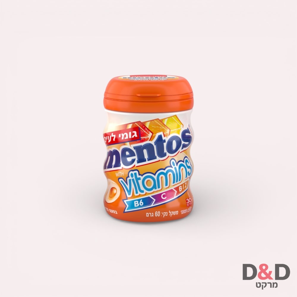 Mentos with Vitamins B6 |  בטעם פירות יער