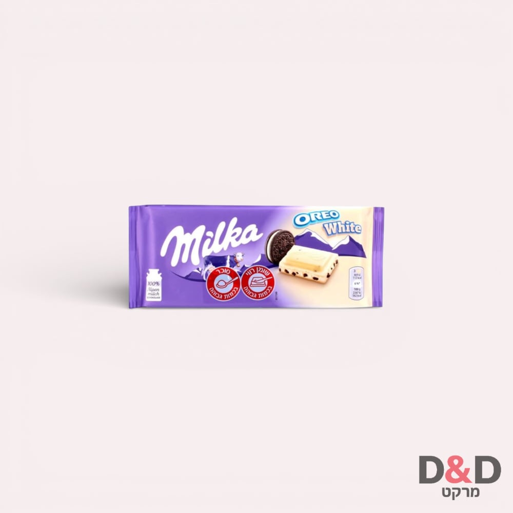 מילקה שוקולד לבן אוראו