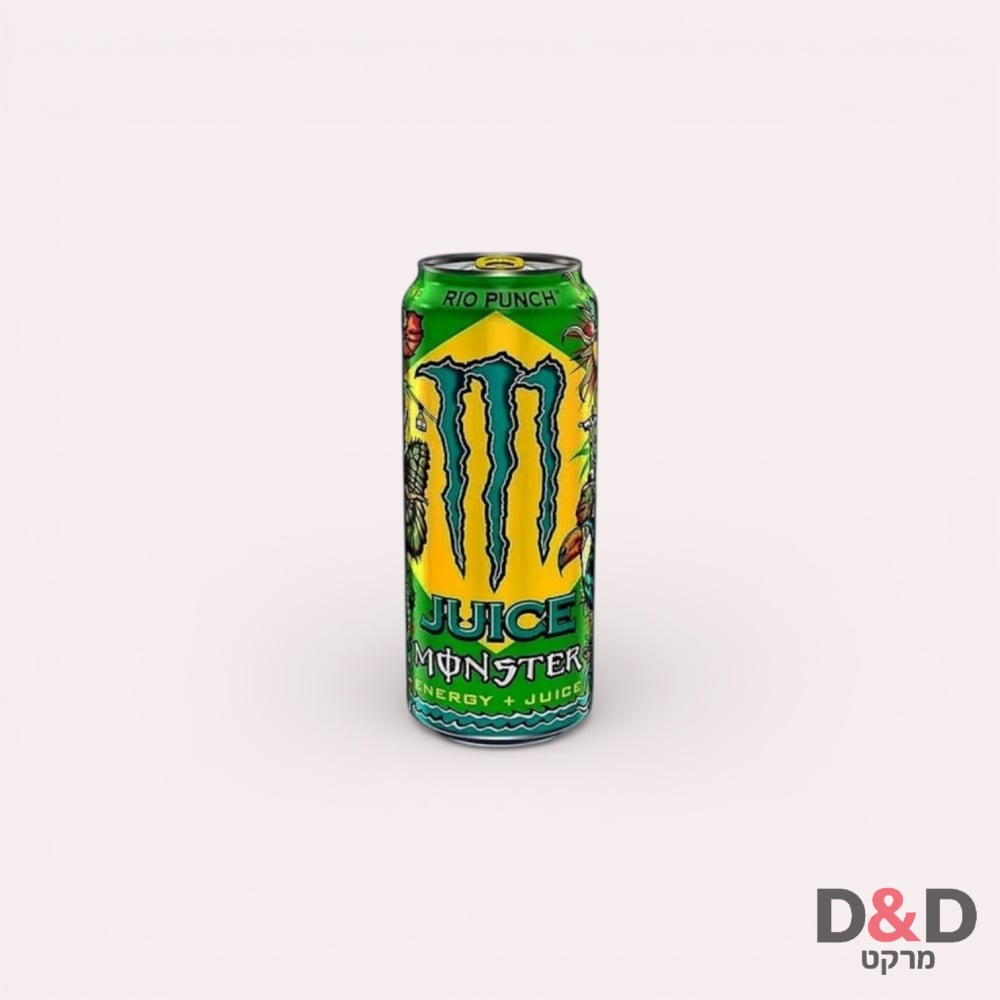 מונסטר=RIO PUNCH=בטעם פירות אקזוטים