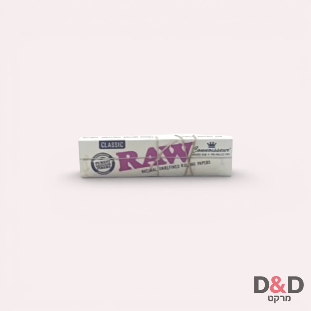 RAW | נייר גלגול קינג סייז עם פילטרים | 2 יחידות 🔥