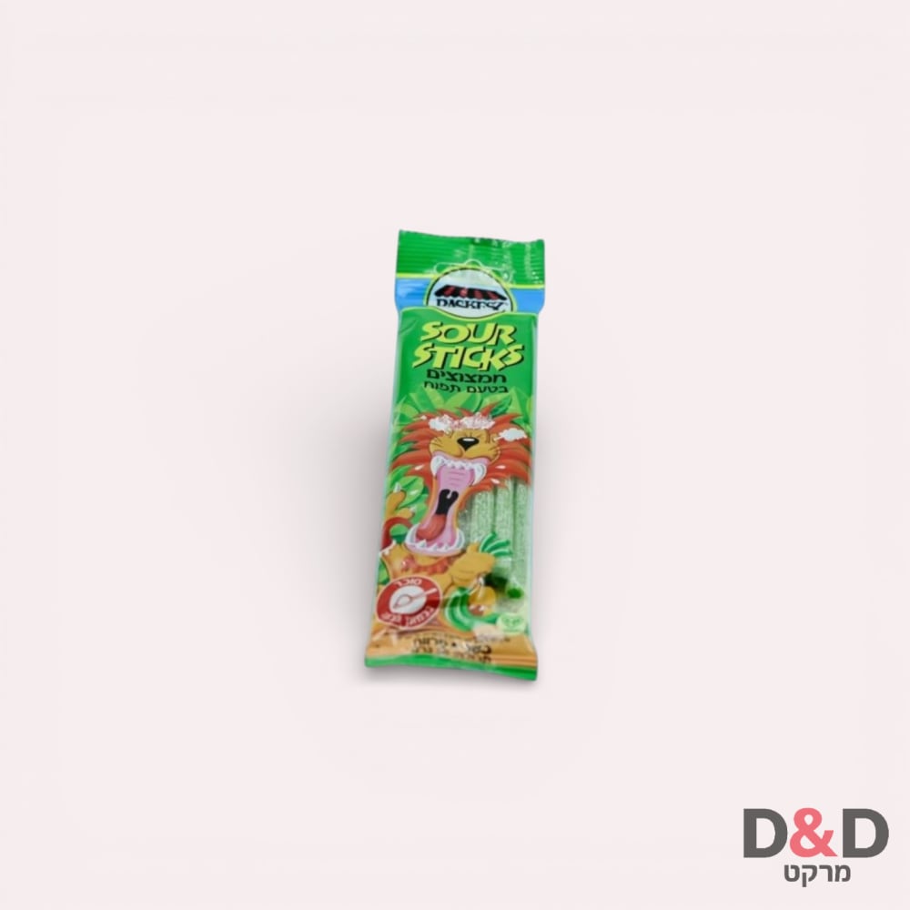 חמצוצים SOUR STICKS תפוח קטן