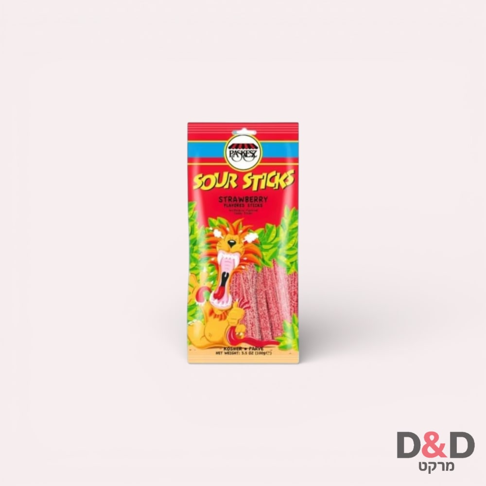 חמצוצים SOUR STICKS תות