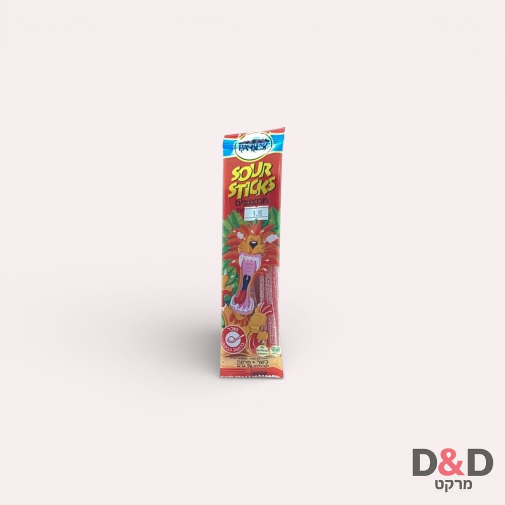 חמצוצים SOUR STICKS תות  קטן