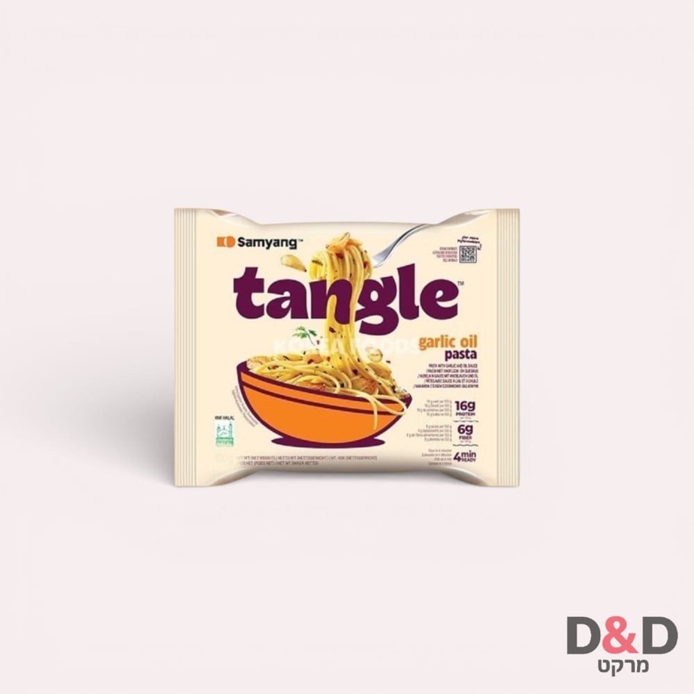 Tangle Garlic Oil Paste 100g Samyang=נודלס שום פלפל צ'ילי שמן זית