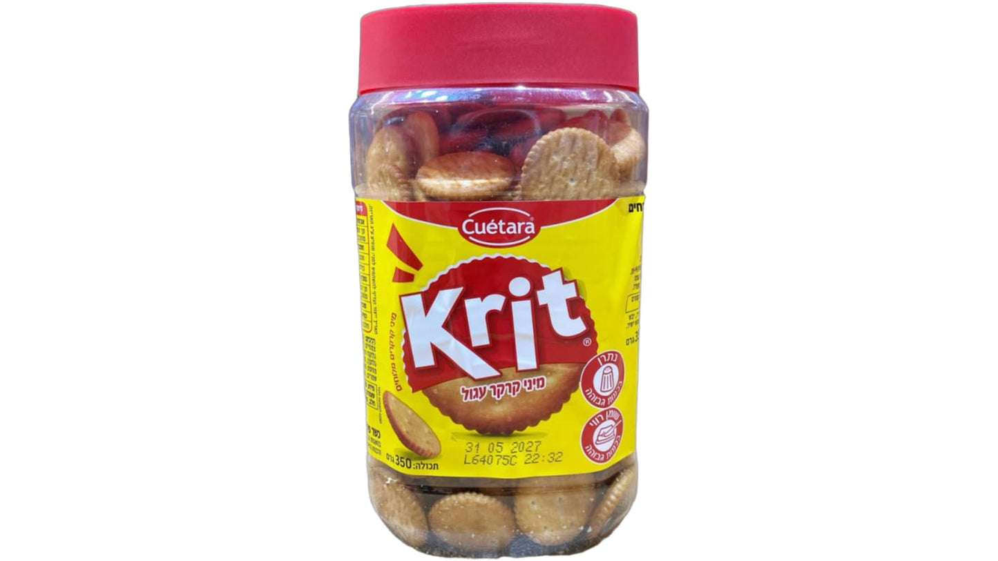 🍪 Cuétara Krit | מיני קרקר עגול | 350 גרם