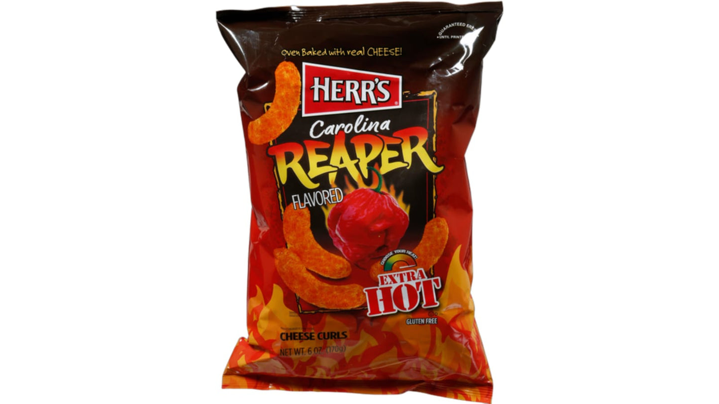 🌶 Herr's | Carolina Reaper | חטיף גבינה Extra Hot