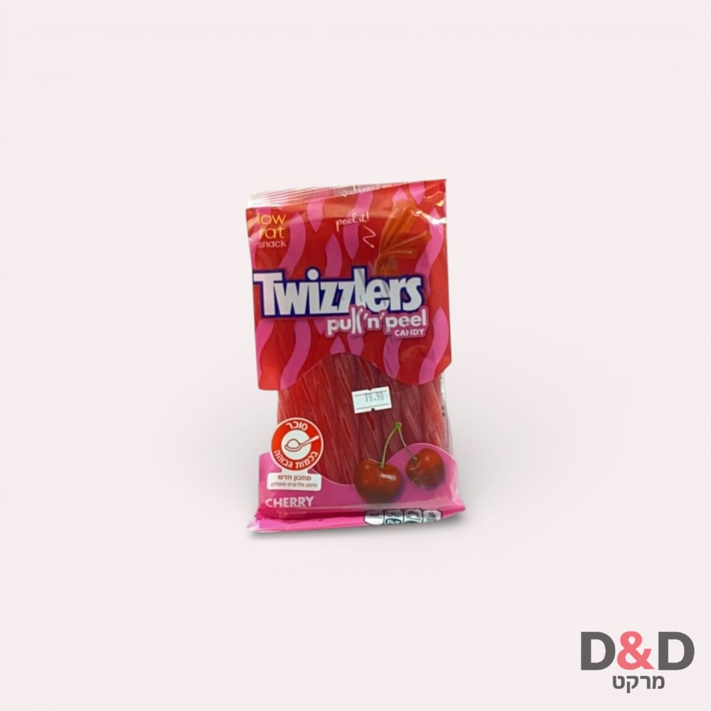 טוויזלרס דובדבן=172גר=תמונה להמחשה בלבד=TWIZZLERS