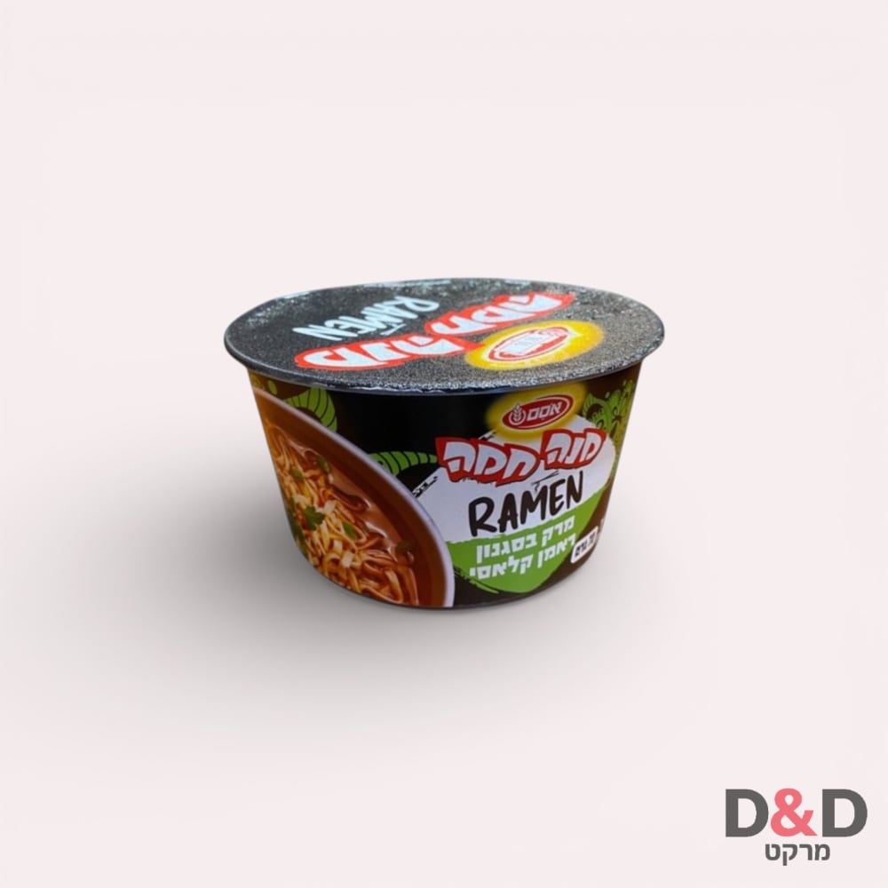 מנה חמה RAMEN מרק בסגנון ראמן קלאסי