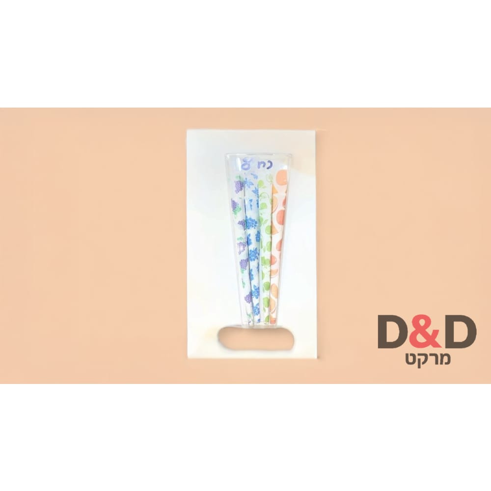 קונוסים מעוצבים סט 4 יחידות