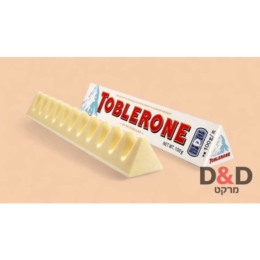 טובלרון שוקלד לבן=Toblerone Chocolates